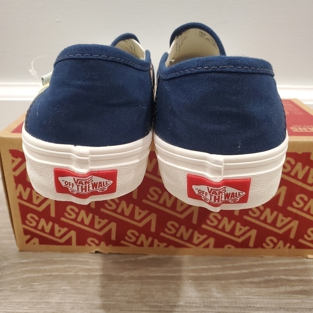 NEW VANS Slip-On Sf Low Top Retro Stripes Canvas - Picture 3 of 5
